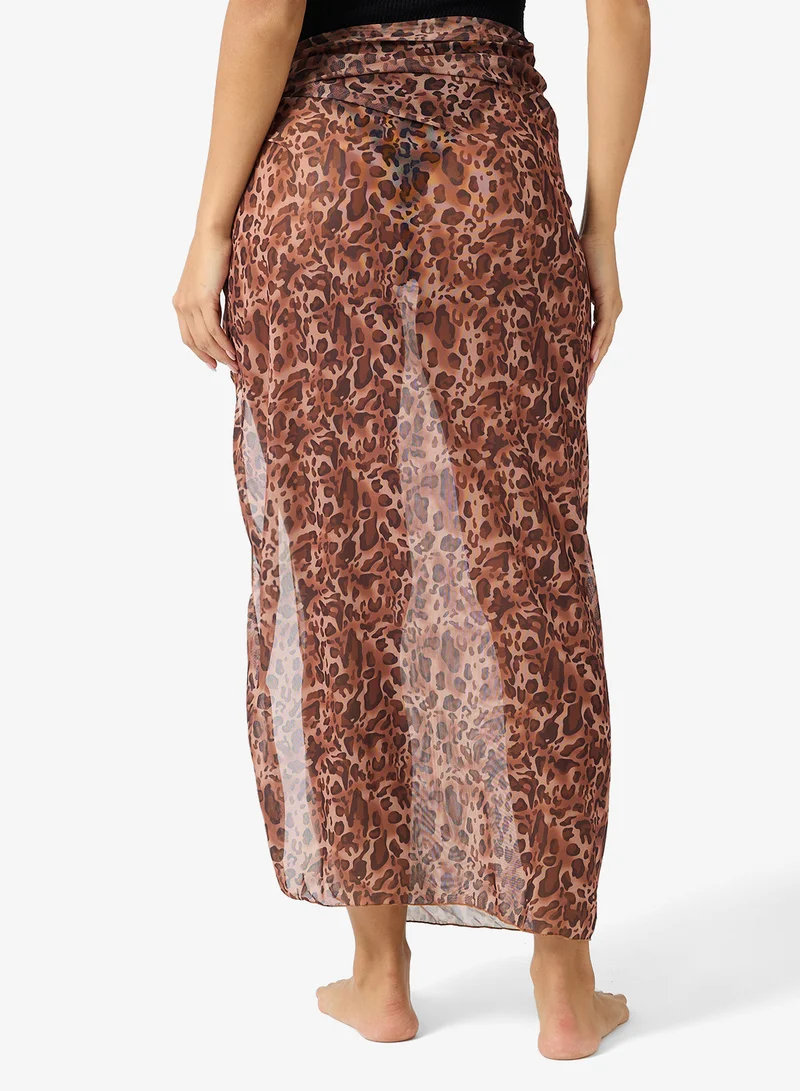 ELLA Animal Print Sarong